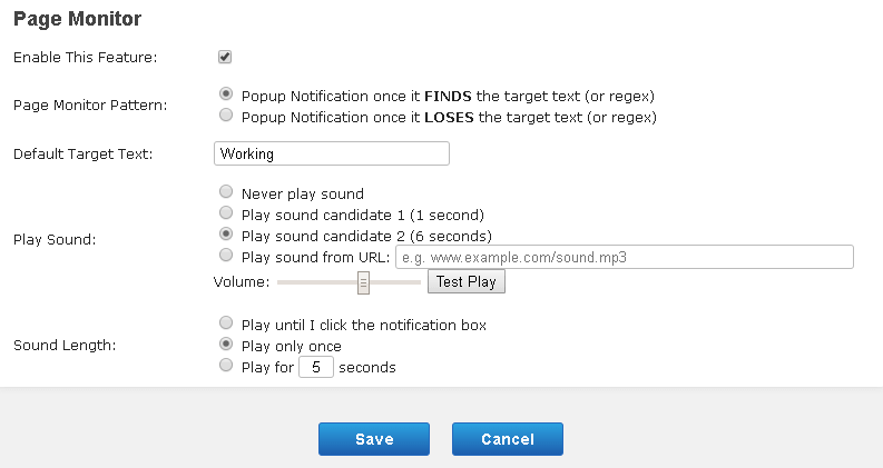 Auto Refresh Plus eklenti ayarları