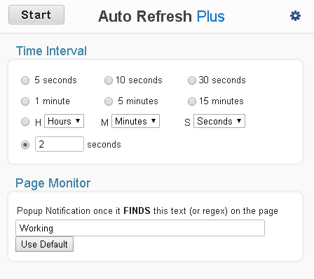 Auto Refresh Plus eklentisi