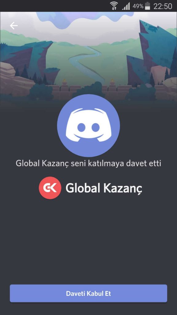 Discord sunucu daveti